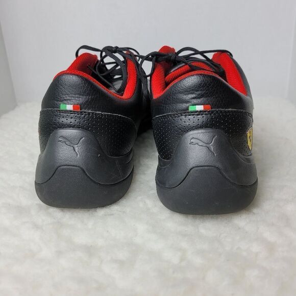 Puma Scuderia Ferrari Kart Cat III Mens Size 13 Sneaker  Black Red Shoes - Picture 6 of 10